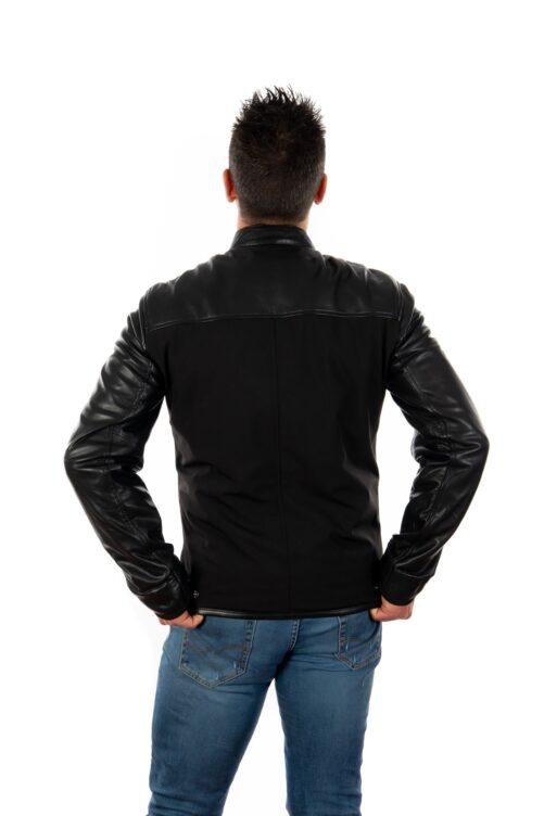 ZERO kombinierte Lederjacke – Bild 4