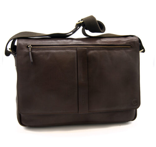 Leder-Kuriertasche